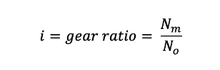 Gear Ratio Calculation