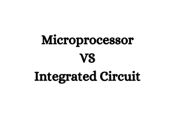How is a Microprocessor Different from an Integrated Circuit?